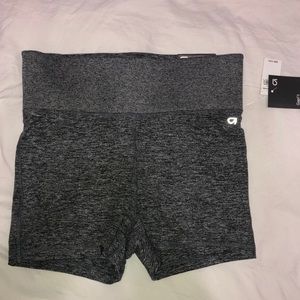High rise jersey yoga shorts